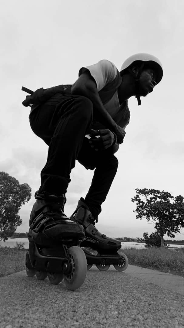 Skateboarding Training Session